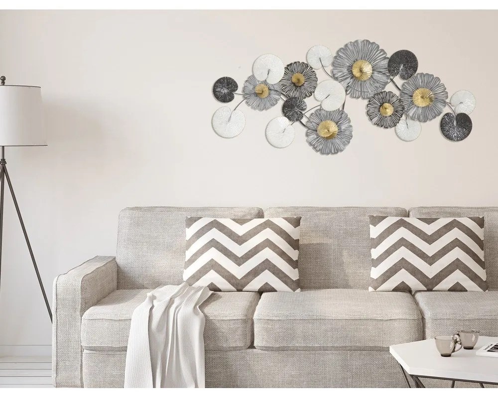 Troby fém fali dekoráció, 143 x 64 cm - Mauro Ferretti