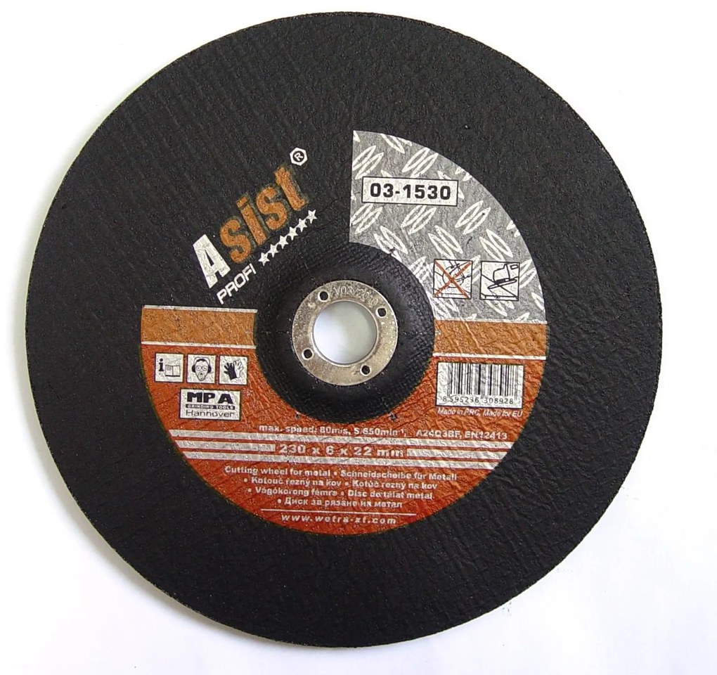 ASIST Fém csiszolótárcsa ASIST, 230mm