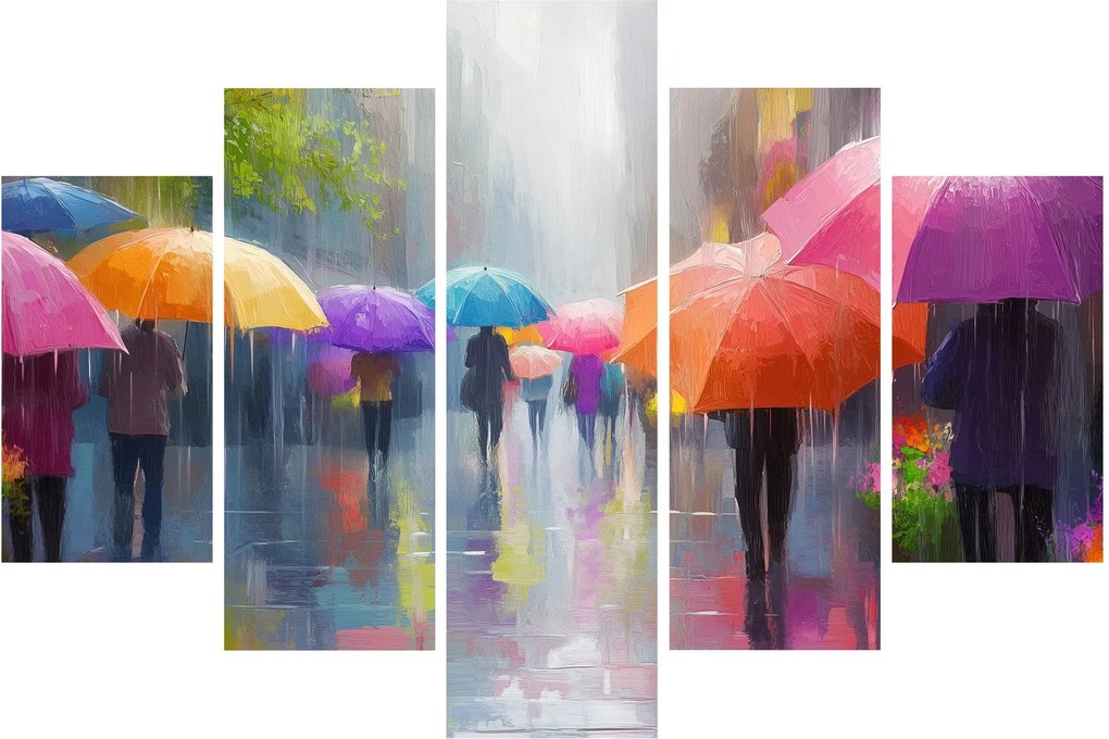 Kép - Esős nap (150x105 cm)