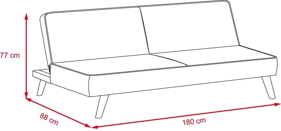 Catini KIRA kanapéágy - bézs