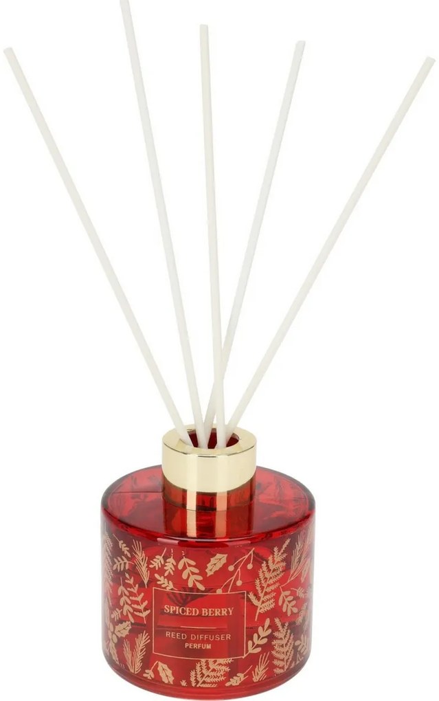 Merry Christmas, Spiced berry ajándék diffúzor és gyertya szett, 2 db