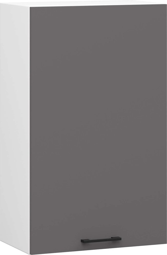 Szekrény Olivia W50 H720 Fehér Grafit Szürke Akd