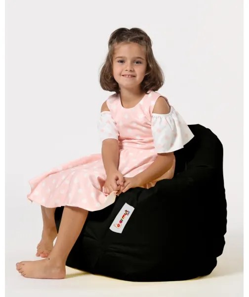 Babzsák 60x60 cm fekete