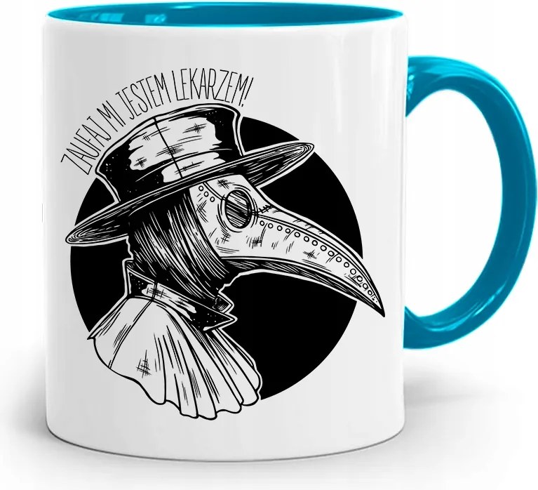 Kék Bögre Orvosnak Bízz Bennem Ajándék fényképes nyomattal