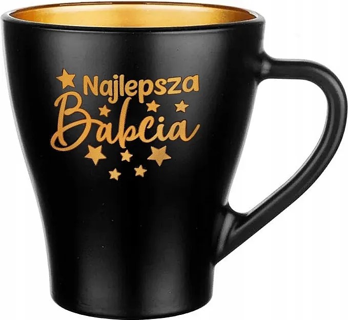 Csodálatos matt fekete bögre nagyinak, ajándék nagyinak Nagymama Napjára