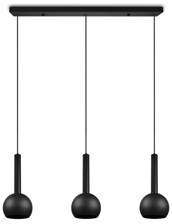 Fekete függőlámpa Ciliana – CINQUE