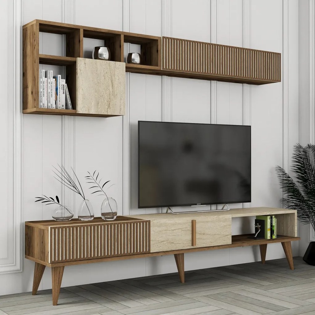 Milan - Walnut, Travertine