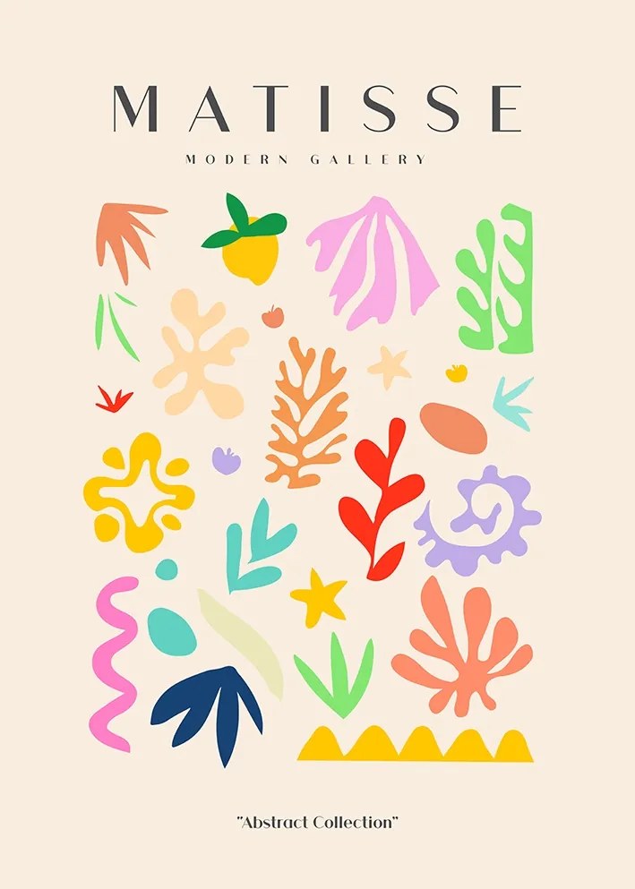 Matisse Színes minták Poszter 100x70cm #623