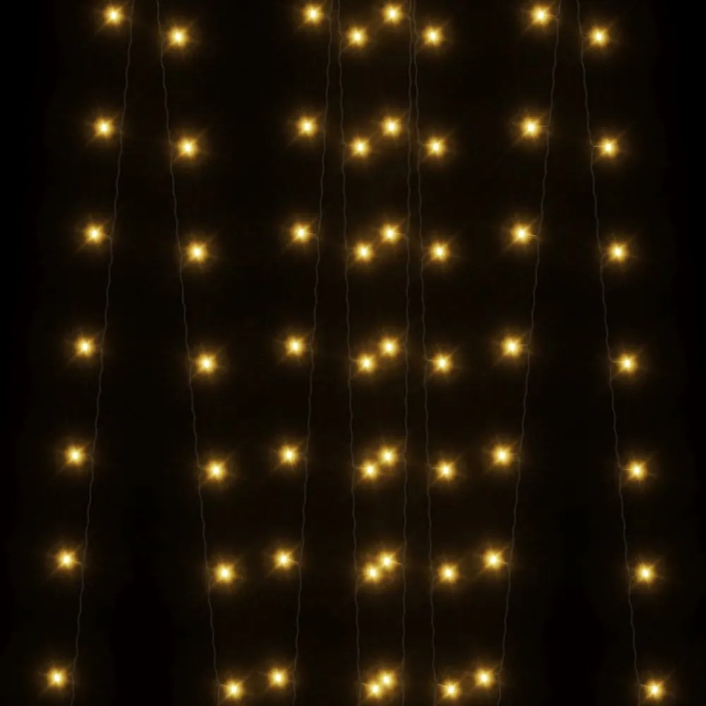 5 db 5x200 LED-es meleg fehér bel-/kültéri napelemes fényfüzér