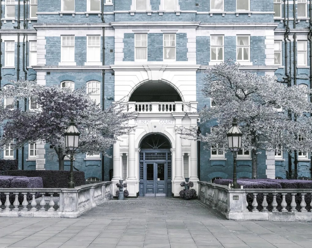 Poszter 76x60,5cm Albert bíróság épülete, Assaf Frank