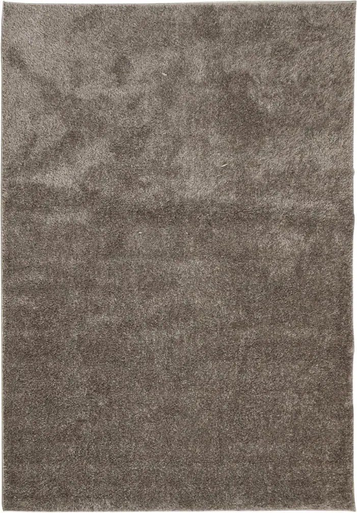 vidaXL ISTAN szürke hosszú szálú fényes szőnyeg 120 x 170 cm