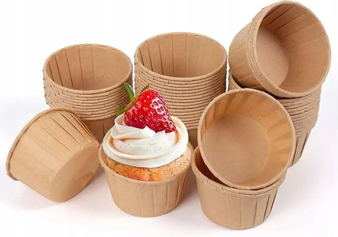 Papír muffin formák 50 db-os standard desszert sütőforma