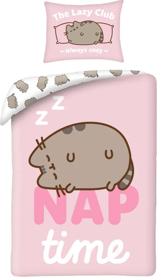 Pusheen Nap Time ágyneműhuzat 140×200cm, 70×90 cm microfibre