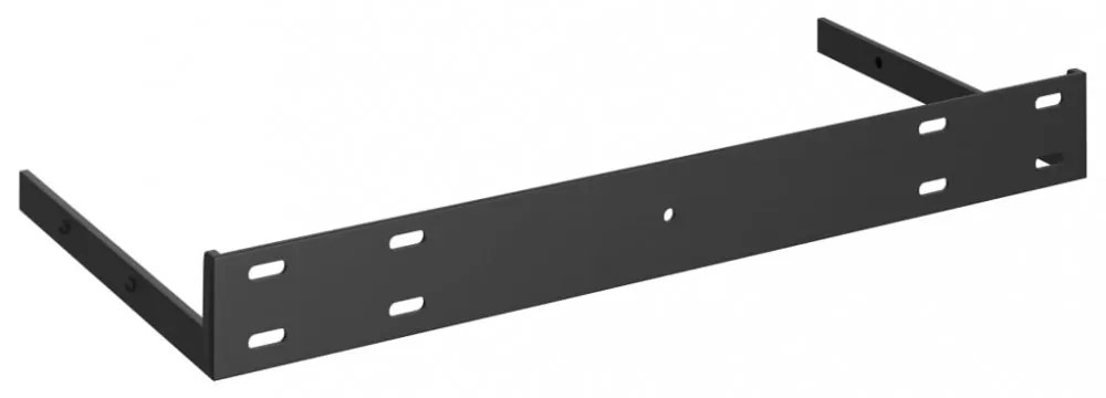 4 db szürke MDF lebegő fali polc 50 x 23 x 3,8 cm