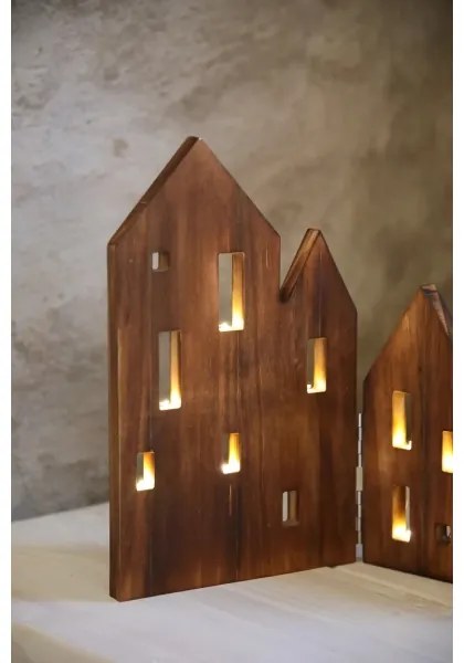 Markslöjd 706212 - LED karácsonyi dekoráció VIEW LED/0,9W/230V fenyő/barna