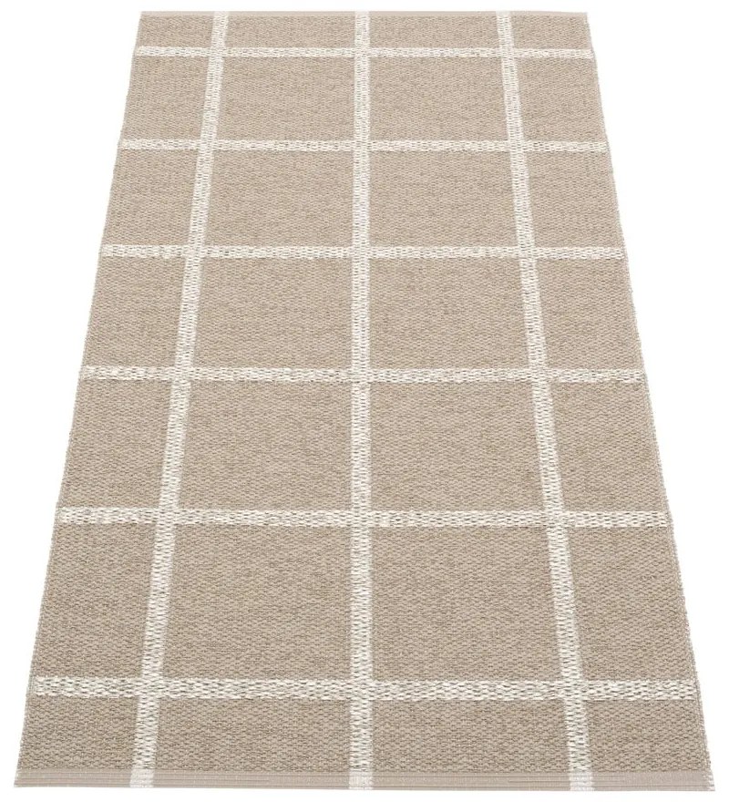Bézs kültéri-beltéri futószőnyeg 70x150 cm Ada Dark Linen – Pappelina