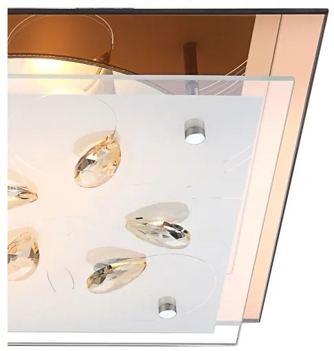 Globo 40412-2 - Mennyezeti lámpa AYANA 2xE27/40W/230V