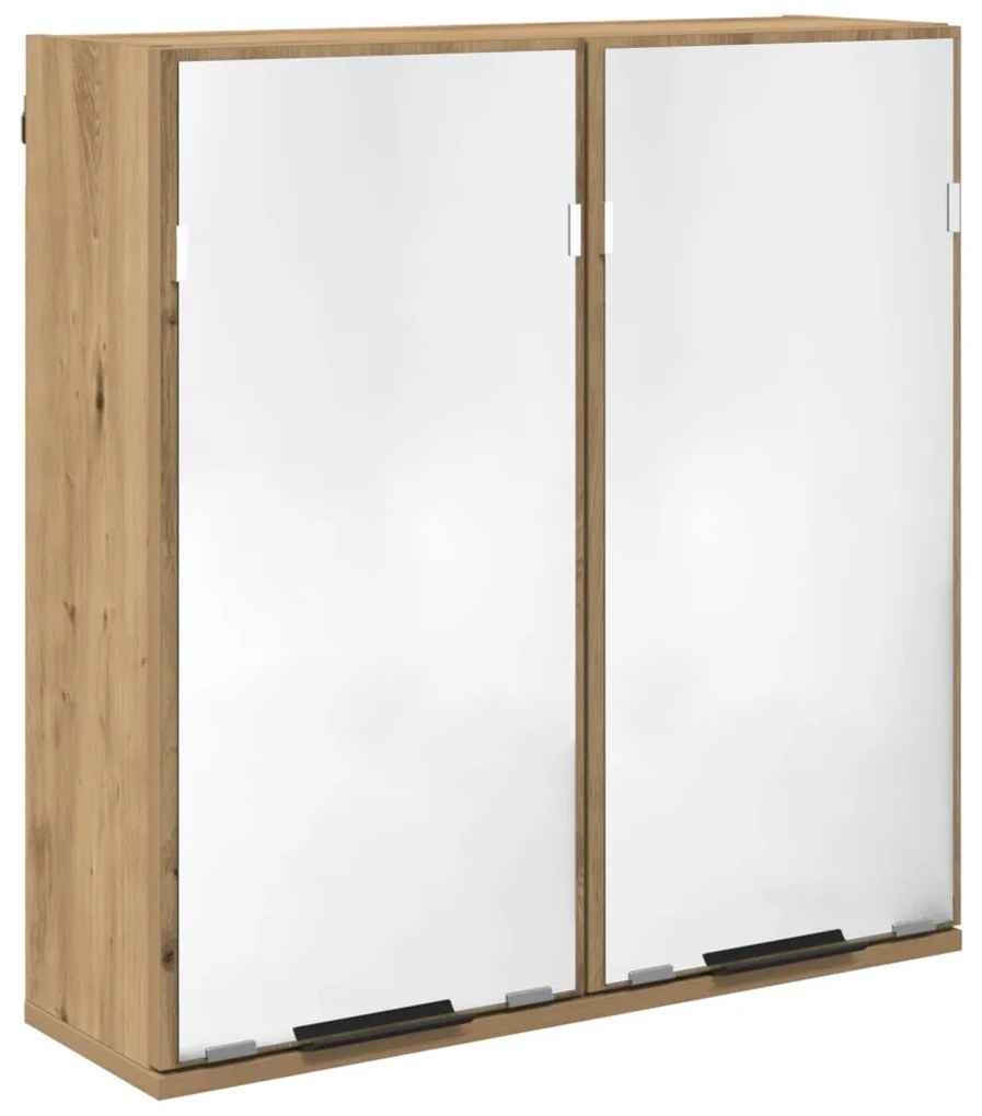 vidaXL Fürdőszoba bútor szett fiókkal 5 pcs Artisan tölgy Faanyag