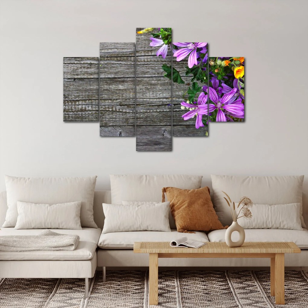 Kép - réti virágok (150x105 cm)