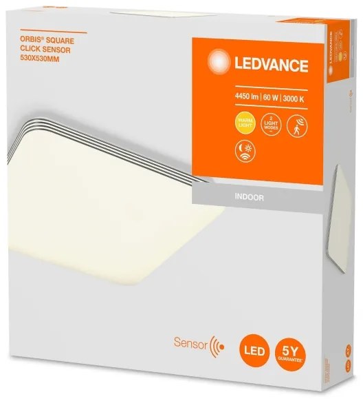 Ledvance - LED Mennyezeti lámpa érzékelős ORBIS LED/60W/230V 3000K