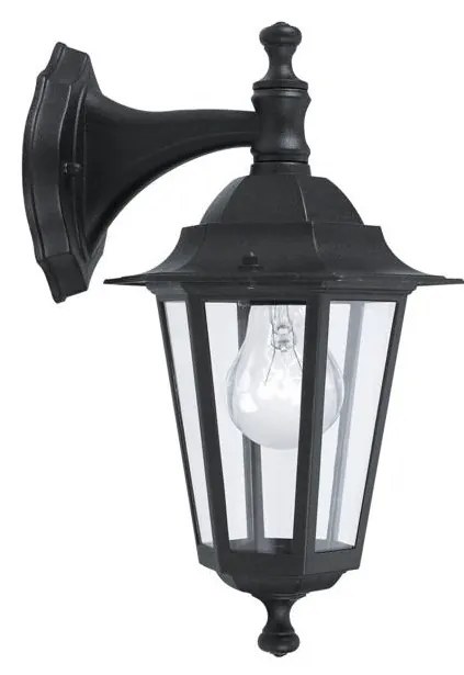 Eglo EGLO 22467 - LATERNA 4 kültéri fali lámpa 1xE27/60W fekete EG22467