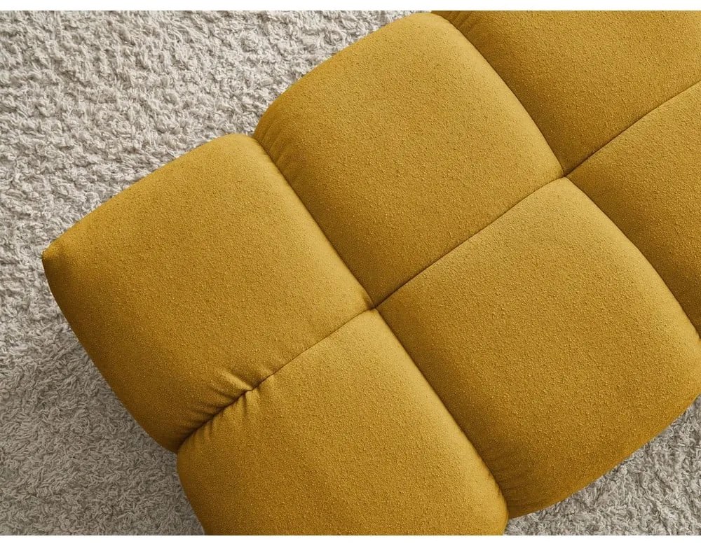 Mustársárga zsenília lábtartó Everest – Bobochic Paris