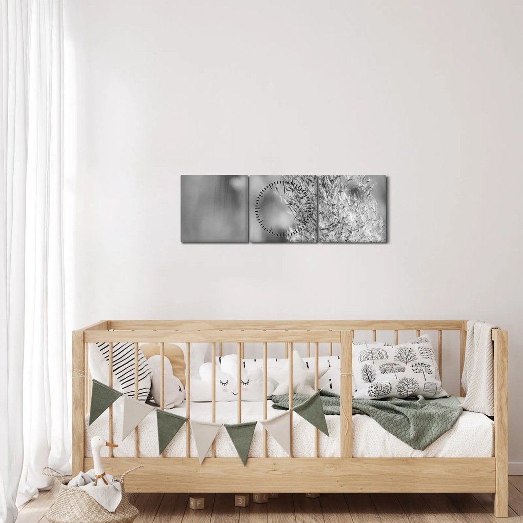 Kép - Boho pampafű (órával) (90x30 cm)