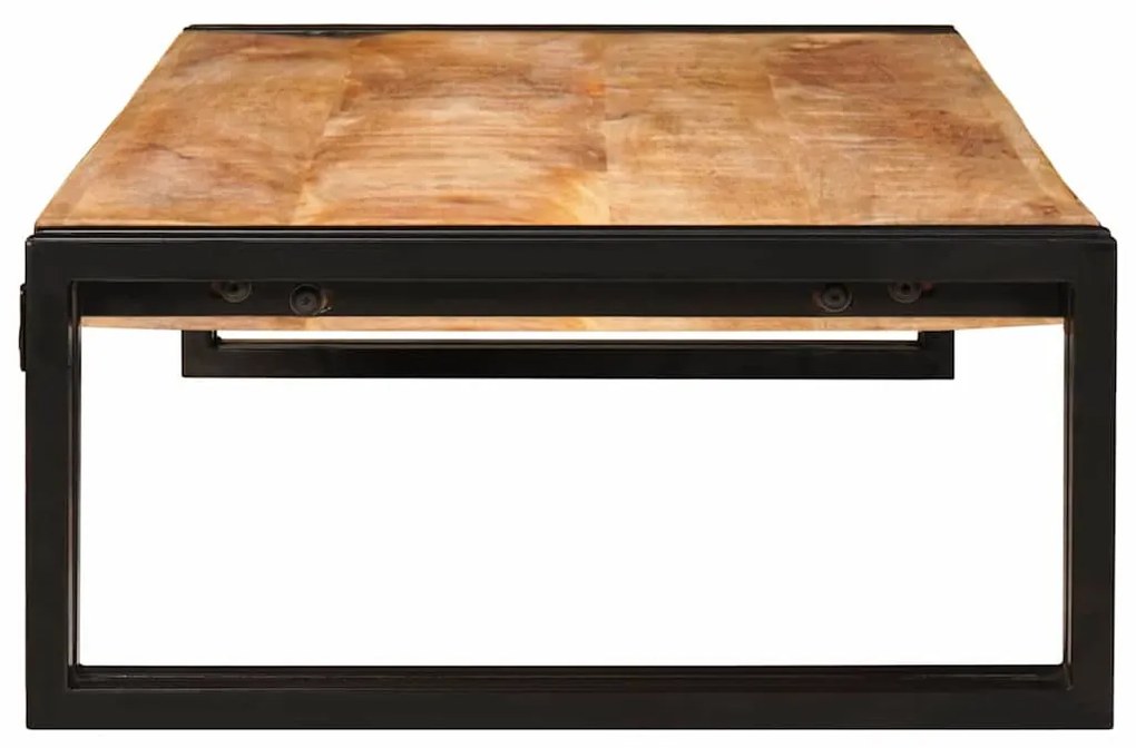 Fürdőszobai polc 100 x 50 x 23 cm Tömör mangófa és vas