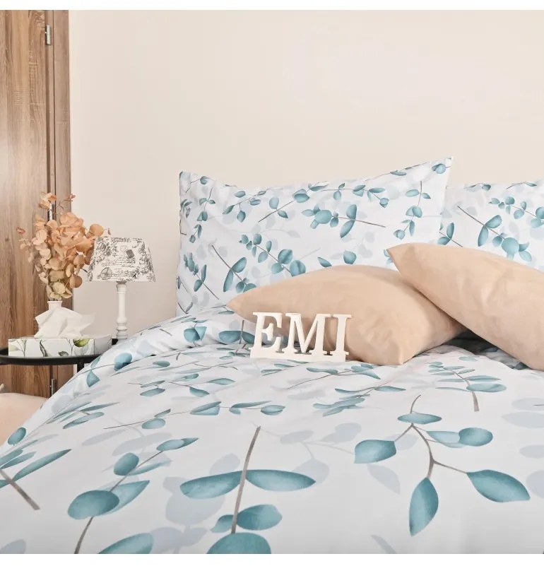 EMI Julia szatén ágyneműhuzat, A kibővített egyszemélyes ágy szett tartalma: 1x 140x220 + 1x 70x90
