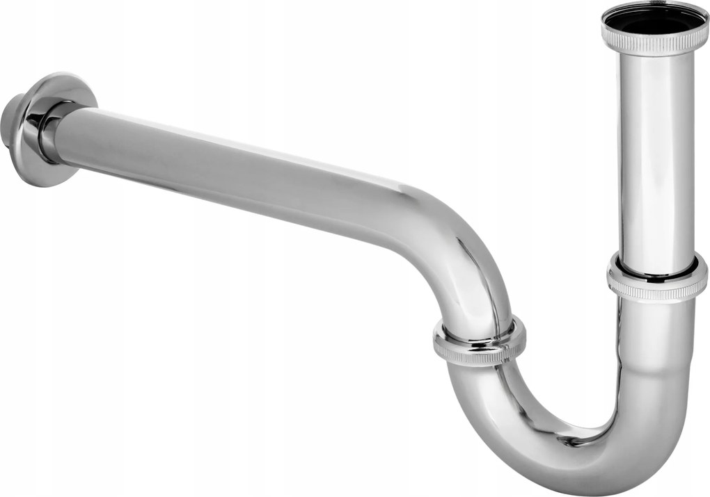 Szifon Félszifon Lefolyó Csaptelep Fém Mosogatóhoz Krómozott Sárgaréz