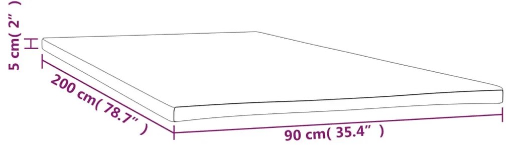 matractakaró 90x200x5 cm