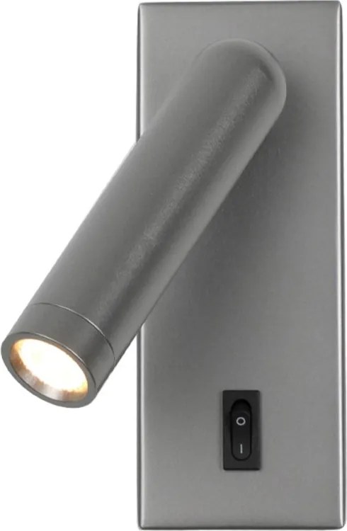 Italux Nova WL-46376-1-GR Fali lámpa 1x2.5W/LED 3000K 153lm IP20