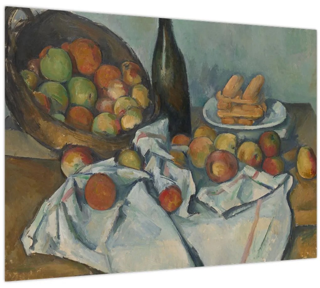 Kép - Paul Cezanne, The Basket of Apples, reprodukciók (70x50 cm)