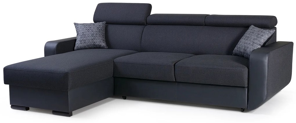 Sarokkanapé Istar (fekete) (B). 630076