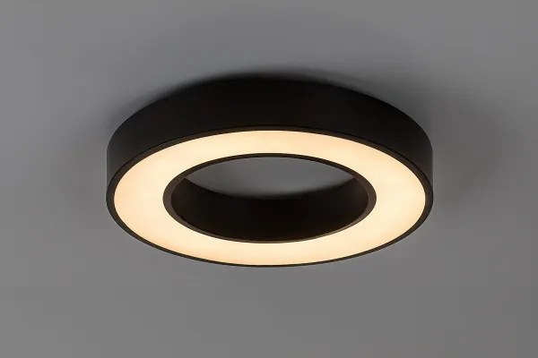 Rabalux 71360 - CIRANO LED mennyezeti lámpa, 24W, 230V, választható színhőmérséklet: 3000/4000/6500K, átm. 40 cm, fekete