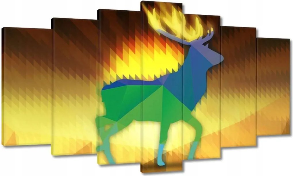 Festmények 140x80 Szarvas modern kép