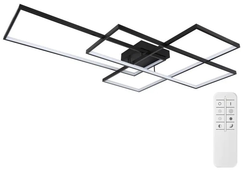 Globo 67227-100B - LED Dimmelhető mennyezeti lámpa GABRIEL LED/100W/230V + távirányító 67227-100B