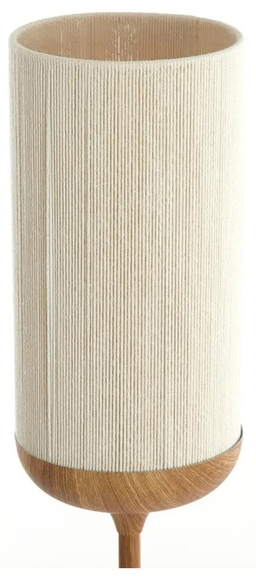 Natúr színű állólámpa textil búrával (magasság 159 cm) Dania – Light &amp; Living