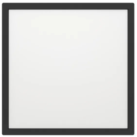 Eglo 901442-LED ROVITO fürdőszobai mennyezeti lámpa 13,4W/230V 29x29cm IP44 feke