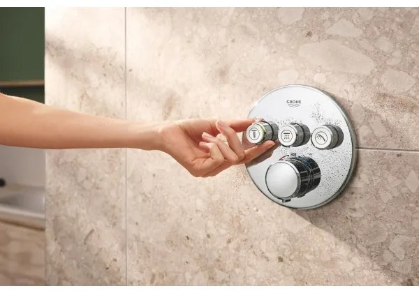 GROHE 34874000 - PRECISION SMARTCONTROL zuhanyrendszer, 310 mm, fényes króm