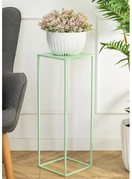 Virágállvány 70x24 cm világoszöld