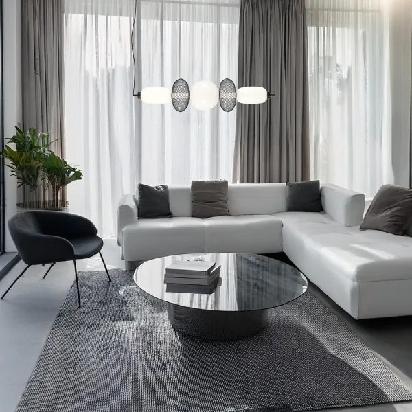 LED Csillár zsinóron ARAME LED/32W/230V fekete