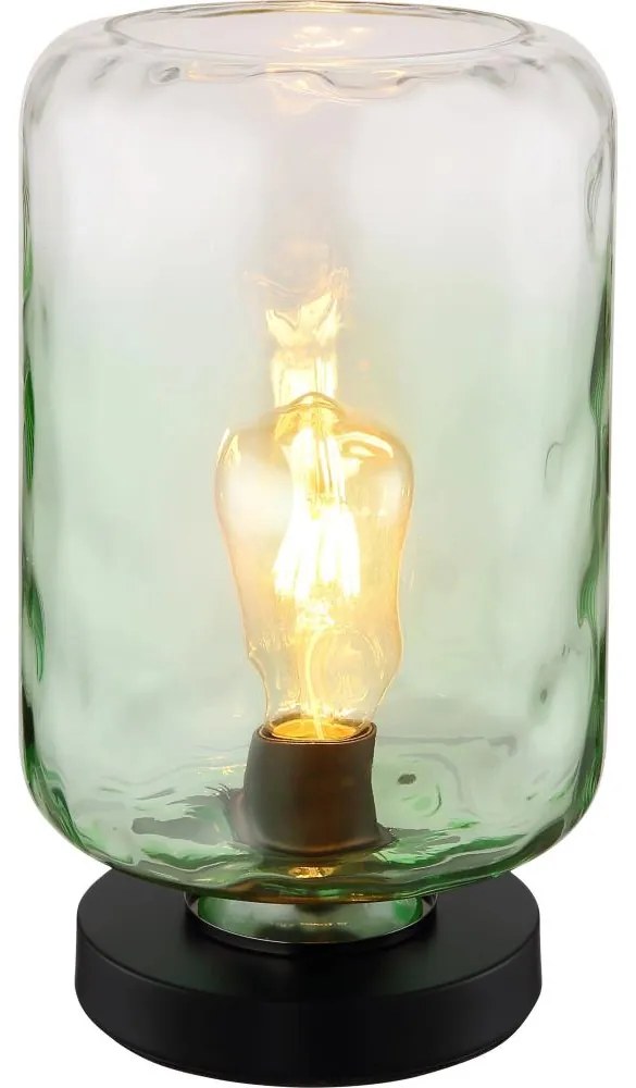 Globo 16046TG - Asztali lámpa DARINA 1xE27/60W/230V zöld