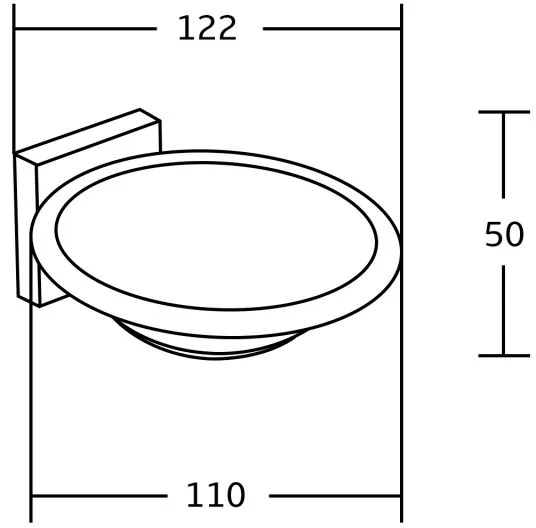 Mexen tartozékok, szappantartó, króm, 7050939-00