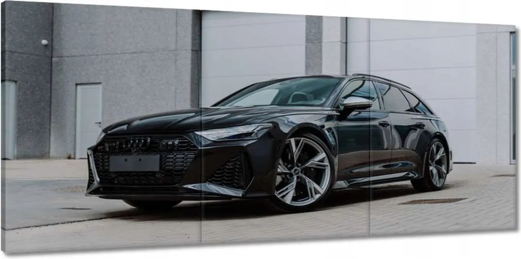 Vászonkép 150x70 Fekete autó Audi