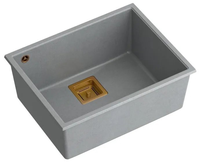 gránit mosogató DAVID 50 Grey Metallic