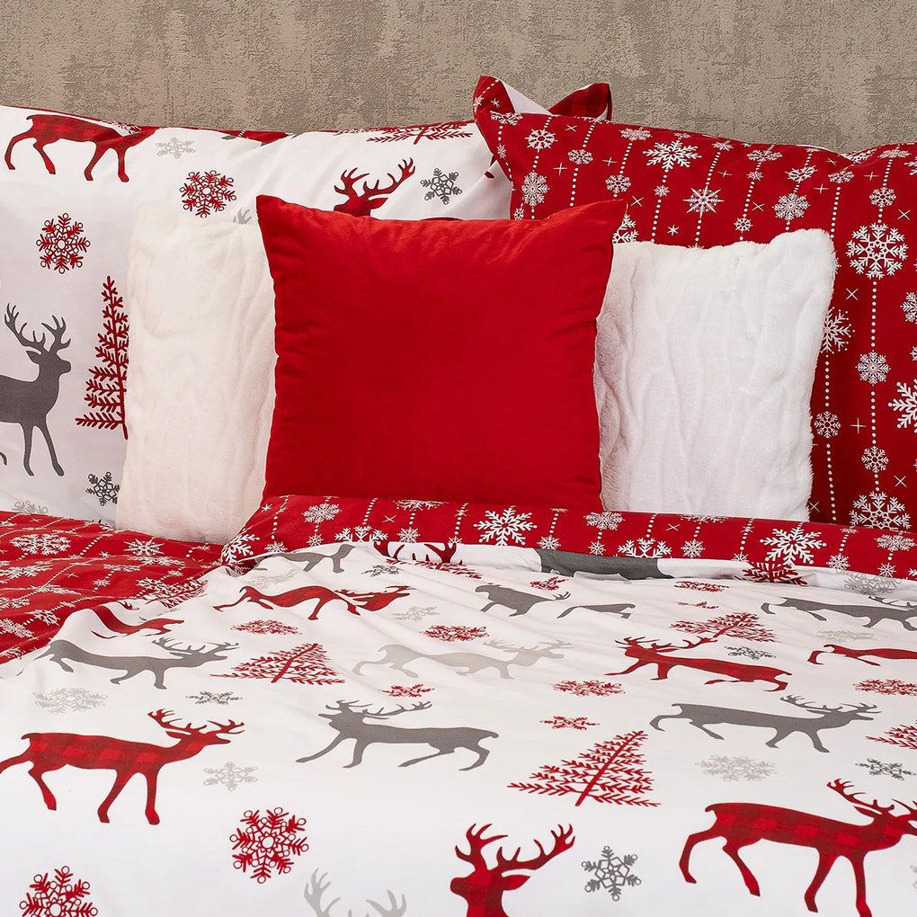 4Home Snow pamut ágyneműhuzat, 140 x 200 cm, 70 x 90 cm