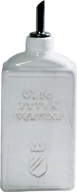 Oliera Lattina Bianco 300 ml Kerámia Olívaolaj palack, Olaszország