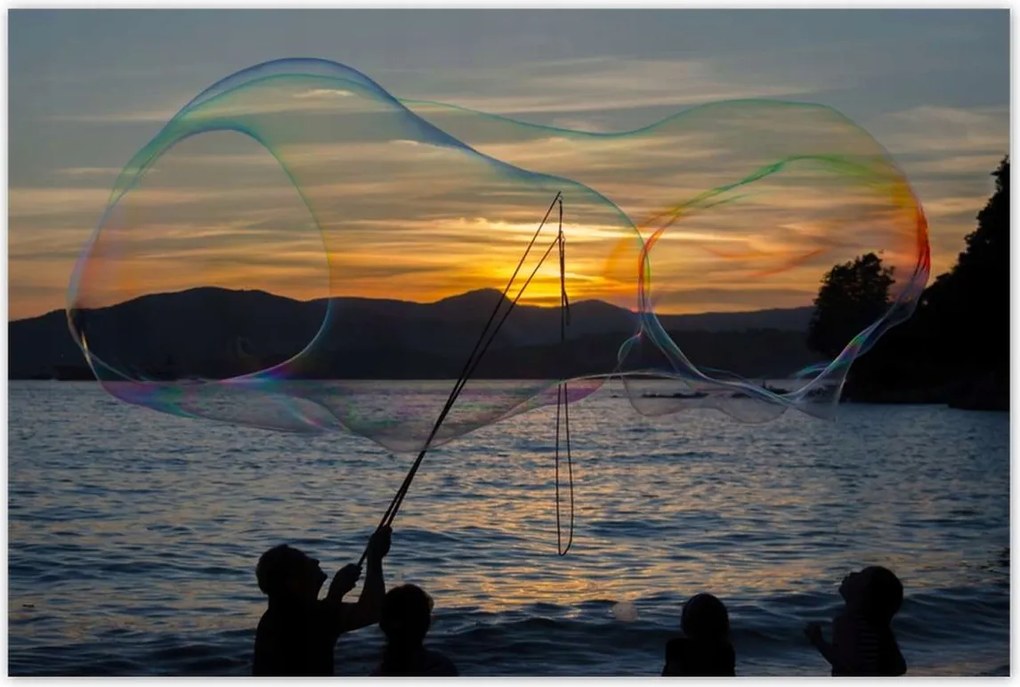 Poszterek 120x80 Nagy szappanbuborékok