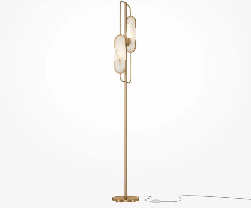 Maytoni MARMO MOD099FL-02G Állólámpa 2x40W/G9 IP20